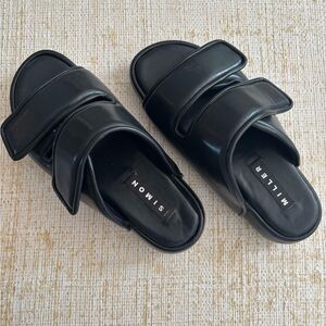 Black Simon Miller Slide Sandals